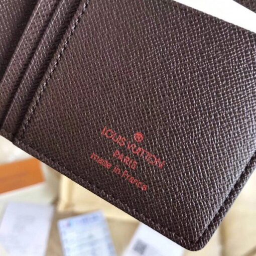 Replica Louis Vuitton Brazza Wallet Damier Ebene N60017 BLV1021 5