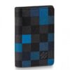 Replica Louis Vuitton Brazza Wallet Damier Graphite Patches N60091 BLV1030 9