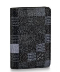 Replica Louis Vuitton Pocket Organiser Damier Graphite Pixel N60159 BLV1032