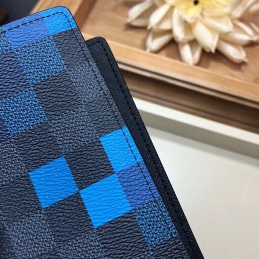 Replica Louis Vuitton Brazza Wallet Damier Graphite Pixel N60162 BLV1033 8