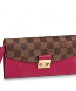 Replica Louis Vuitton Croisette Wallet Damier Ebene N60207 BLV939