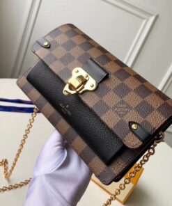 Replica Louis Vuitton Vavin Chain Wallet Damier Ebene N60221 BLV940 2