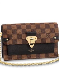 Replica Louis Vuitton Vavin Chain Wallet Damier Ebene N60221 BLV940