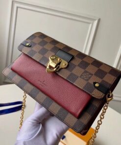 Replica Louis Vuitton Vavin Chain Wallet Damier Ebene N60222 BLV941 2