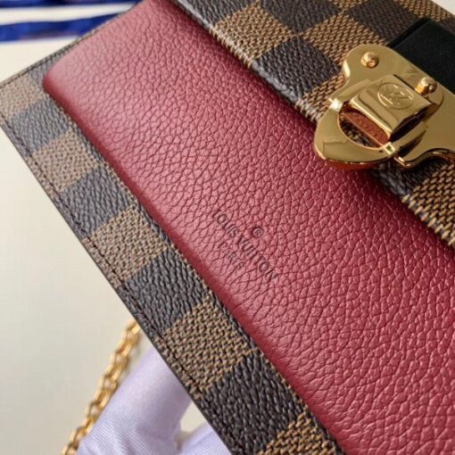 Replica Louis Vuitton Vavin Chain Wallet Damier Ebene N60222 BLV941 4