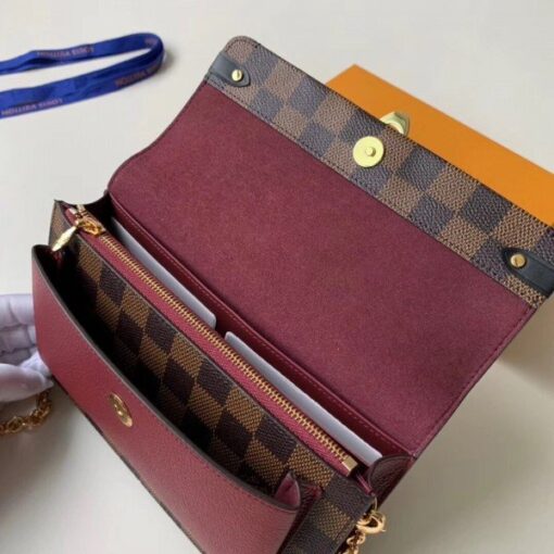 Replica Louis Vuitton Vavin Chain Wallet Damier Ebene N60222 BLV941 7