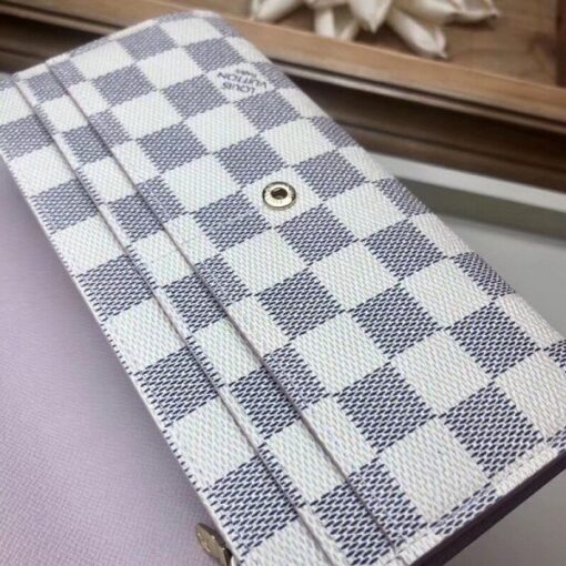 Replica Louis Vuitton Sarah Wallet Damier Azur N60232 BLV925 8