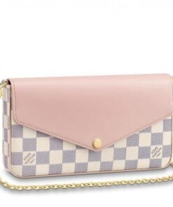 Replica Louis Vuitton Pochette Felicie Damier Azur N60235 BLV034