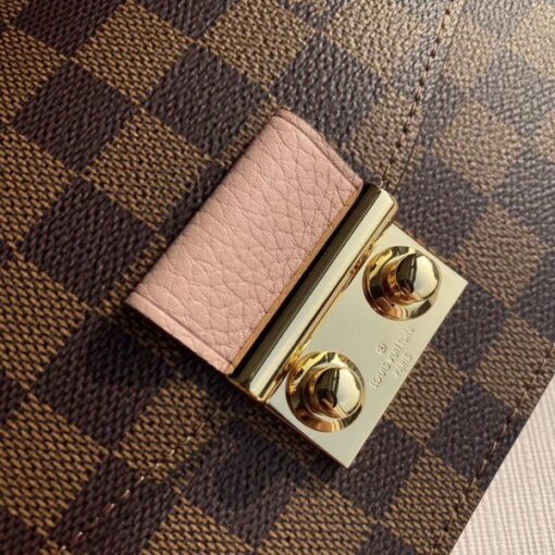 Replica Louis Vuitton Croisette Chain Wallet Damier Ebene N60287 BLV944 6