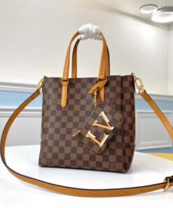 Replica Louis Vuitton Belmont PM Bag Damier Ebene N60296 BLV096 2