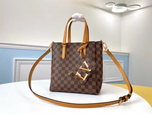 Replica Louis Vuitton Belmont PM Bag Damier Ebene N60296 BLV096 2