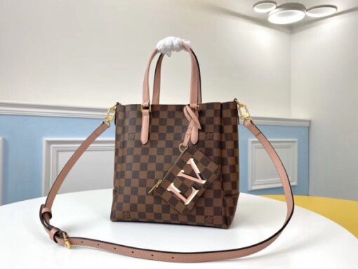 Replica Louis Vuitton Belmont PM Bag Damier Ebene N60297 BLV095 2