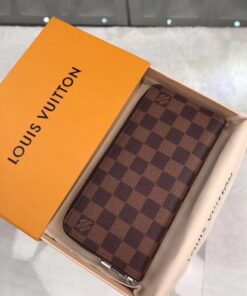 Replica Louis Vuitton Zippy Wallet Vertical Damier Ebene N61207 BLV1023 2