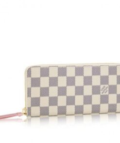 Replica Louis Vuitton Clemence Wallet Damier Azur N61264 BLV933