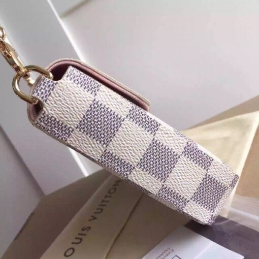 Replica Louis Vuitton Pochette Felicie Bag Damier Azur N63106 BLV051 3