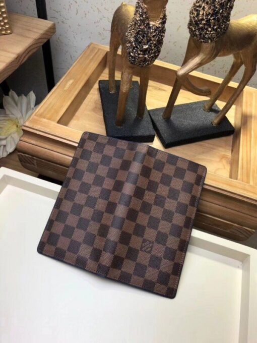 Replica Louis Vuitton Brazza Wallet Damier Ebene N63168 BLV1026 3