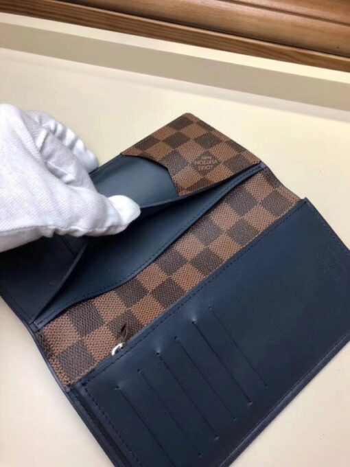 Replica Louis Vuitton Brazza Wallet Damier Ebene N63168 BLV1026 4