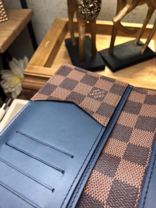 Replica Louis Vuitton Brazza Wallet Damier Ebene N63168 BLV1026 6