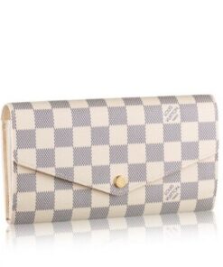 Replica Louis Vuitton Sarah Wallet Damier Azur N63208 BLV931