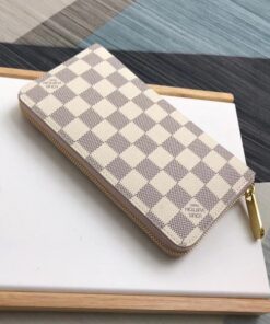 Replica Louis Vuitton Zippy Wallet Damier Azur Canvas N63503 BLV923 2