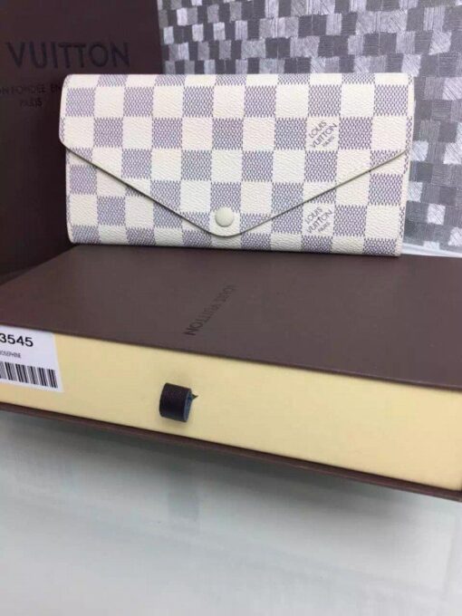 Replica Louis Vuitton Josephine Wallet Damier Azur N63545 BLV930 2