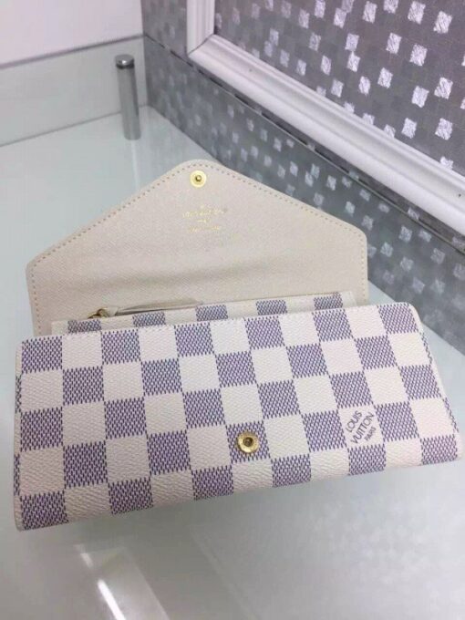 Replica Louis Vuitton Josephine Wallet Damier Azur N63545 BLV930 8