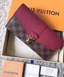 Replica Louis Vuitton Clapton Wallet Damier Ebene N64448 BLV935 2