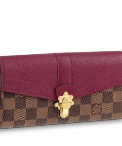 Replica Louis Vuitton Clapton Wallet Damier Ebene N64448 BLV935