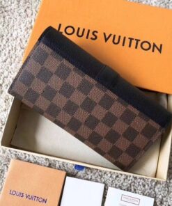 Replica Louis Vuitton Clapton Wallet Damier Ebene N64449 BLV936 2