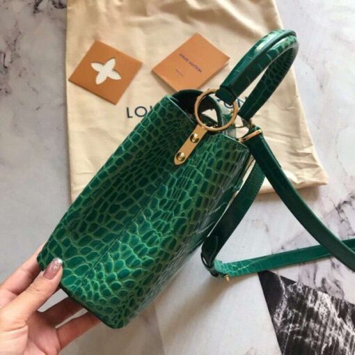 Replica Louis Vuitton Capucines Mini Crocodile Bag N92831 BLV805 4