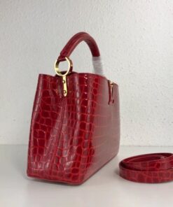 Replica Louis Vuitton Capucines PM Crocodile Bag N92965 BLV843 2