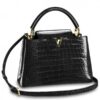 Replica Louis Vuitton Capucines PM Crocodile Bag N93417 BLV832 10