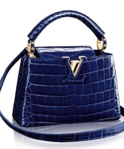 Replica Louis Vuitton Capucines Mini Crocodile Bag N93074 BLV806