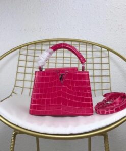 Replica Louis Vuitton Capucines Mini Crocodile Bag N93163 BLV807 2