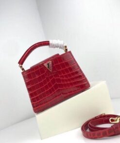 Replica Louis Vuitton Capucines Mini Crocodile Bag N93254 BLV808 2