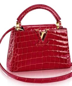 Replica Louis Vuitton Capucines Mini Crocodile Bag N93254 BLV808