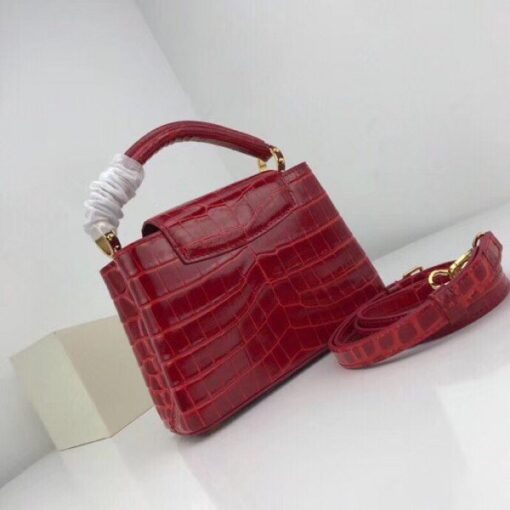 Replica Louis Vuitton Capucines Mini Crocodile Bag N93254 BLV808 9