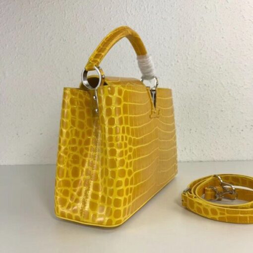 Replica Louis Vuitton Capucines PM Crocodile Bag N93417 BLV832 2