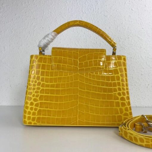 Replica Louis Vuitton Capucines PM Crocodile Bag N93417 BLV832 3