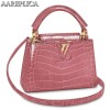 Replica Louis Vuitton Capucines Mini With Python Handle Flap N97076 BLV800 10