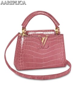 Replica Louis Vuitton Capucines Mini Crocodile Bag N95003 BLV799