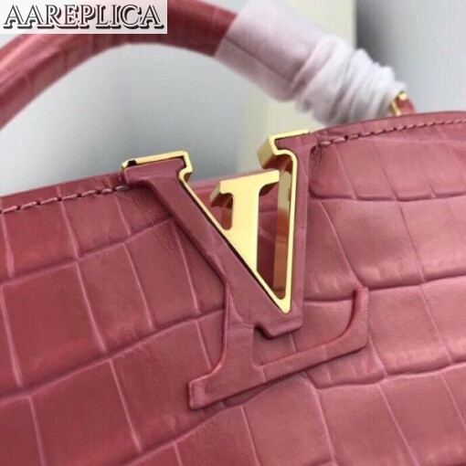 Replica Louis Vuitton Capucines Mini Crocodile Bag N95003 BLV799 6