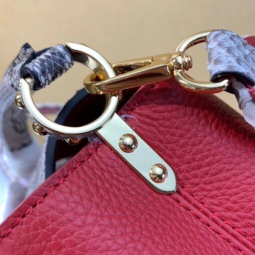 Replica Louis Vuitton Capucines Mini With Python Handle Flap N97074 BLV802 7