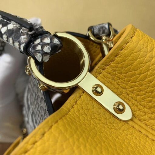 Replica Louis Vuitton Capucines Mini With Python Handle Flap N97076 BLV800 6