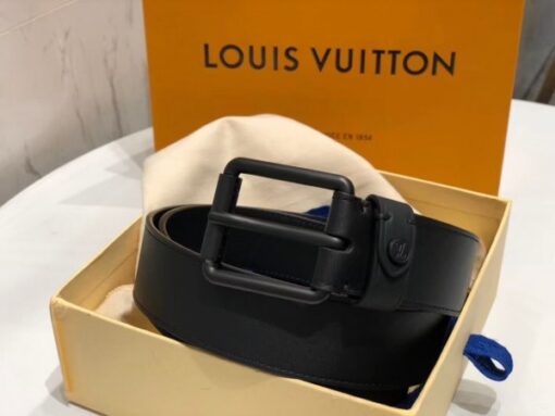 Replica Louis Vuitton Voyager 35mm Belt Monogram Shadow M0281V 2