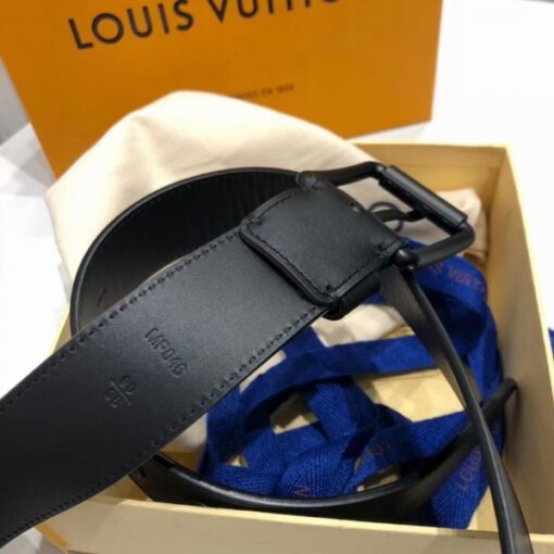 Replica Louis Vuitton Voyager 35mm Belt Monogram Shadow M0281V 5