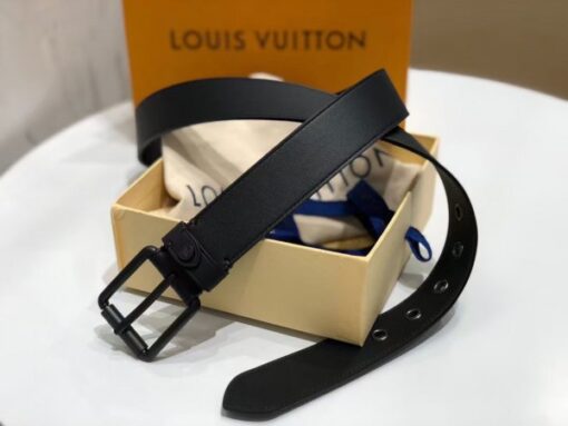 Replica Louis Vuitton Voyager 35mm Belt Monogram Shadow M0281V 7