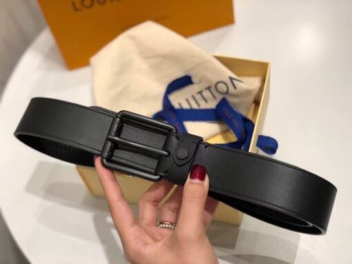 Replica Louis Vuitton Voyager 35mm Belt Monogram Shadow M0281V 8