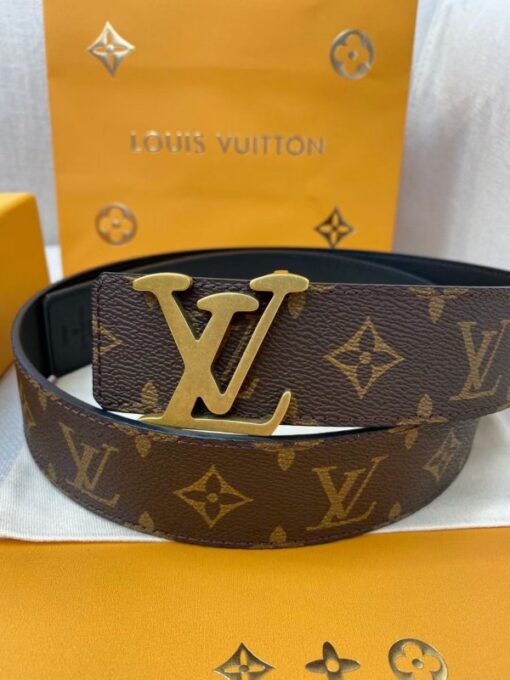 Replica Louis Vuitton LV Tag 40mm Reversible Belt Monogram M0369V 6