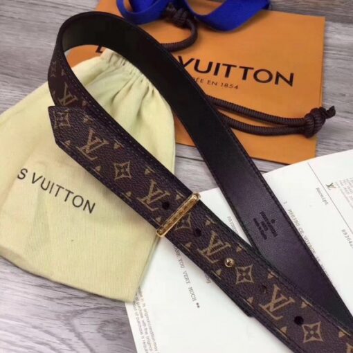 Replica Louis Vuitton Monoglam 30mm Belt Monogram M9300U 3